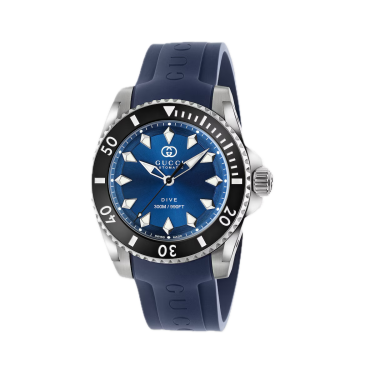 Gucci Dive 40 mm — Reloj de buceo con esfera azul