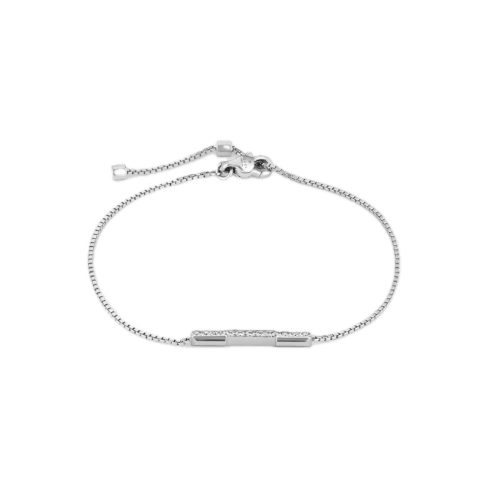 Pulsera Gucci Link to Love diamantes oro blanco 18 ct