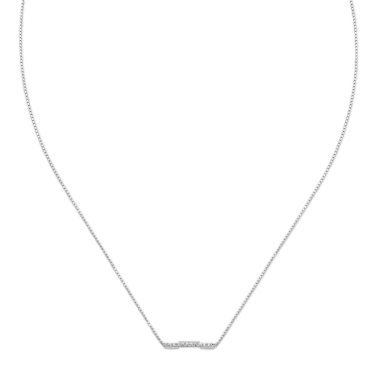 Collaret Gucci Link to Love diamants or blanc 18 kt