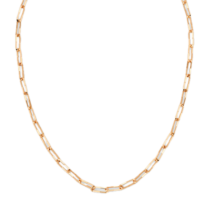 Collar cadena Gucci Link to Love oro rosa 18 ct