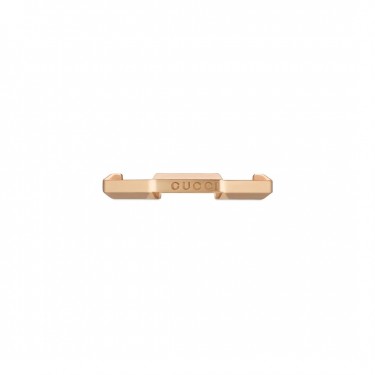 PINK GOLD RING LINK TO LOVE GUCCI