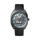 Hermès H08 skeleton watch in Zanzibar blue titanium and ceramic 42 mm