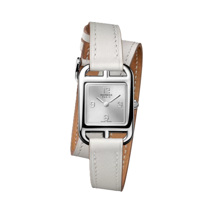 Cape Cod Mini watch with grey pearl Double Tour strap