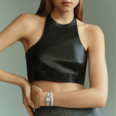 Cape Cod Mini Amb Diamants I Pell Athena Gris Perla