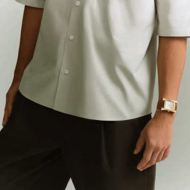 Hermès Heure H Gold Plated 004158WW