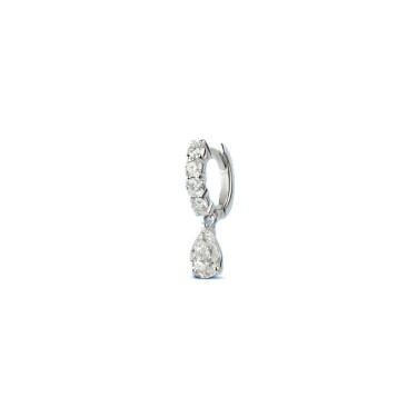 Piercing Dreaming Hoop de oro blanco de 18 quilates y diamantes naturales Illume