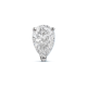 Piercing Drop Cut Diamond de oro blanco de 18 quilates y diamante natural Illume