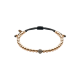 Wolf Small Bracelets 18k Rose Gold Bracelet with Brown Diamond Pavé Bead