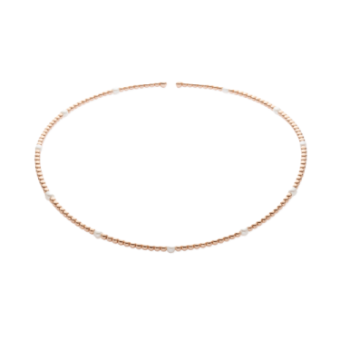 Titanium Soul Aquamarine Pendant in 18k Rose Gold