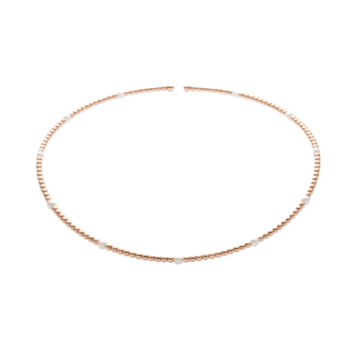 Titanium Soul Aquamarine Pendant in 18k Rose Gold