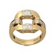 Colección Loto de oro amarillo y diamantes Leo Pizzo