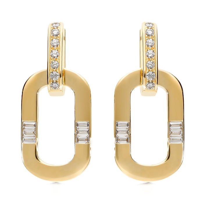 Colección Loto de oro amarillo y diamantes Leo Pizzo