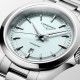 Longines Conquest montre femme suisse cadran bleu menthe