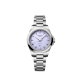 Longines Conquest de Quars 30 mm amb Esfera Lavanda Malva Arenada i Braçalet d'Acer Inoxidable