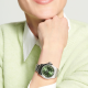 Longines Conquest Automatic 34 mm amb Esfera Sunray Green amb Diamants i Braçalet d’Acer