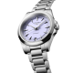Longines Conquest Quartz Watch 34 mm Lavender Mauve Dial Stainless Steel