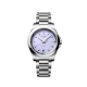 Longines Conquest Quartz Watch 34 mm Lavender Mauve Dial Stainless Steel