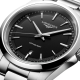 Longines Conquest Quartz 41 mm Cadran Noir Sablé et Bracelet Acier