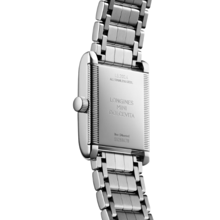 Longines Mini DolceVita Diamond Mother of Pearl Watch 21.50 x 29mm Stainless Steel Bracelet