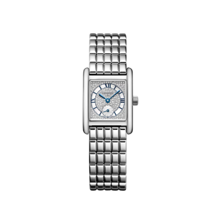 Longines Mini DolceVita Diamond Mother of Pearl Watch 21.50 x 29mm Stainless Steel Bracelet
