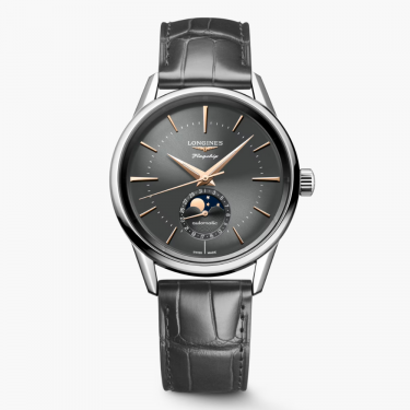 Montre Flagship Heritage Moonphase en Acier Inoxydable 38,5 mm Longines L48154525