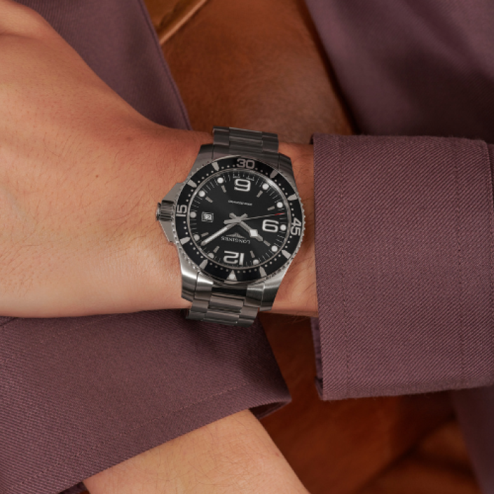 Longines HydroConquest 41mm Black Dial Automatic Watch