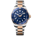 Longines HydroConquest Quartz 42 mm amb Esfera Blava Arenada, Agulles Rosa i Acer amb PVD Vermell