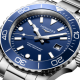 Longines HydroConquest Quartz 42 mm avec Cadran Bleu Sablé et Bracelet en Acier Inoxydable