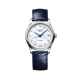 Longines Master Collection Automatic 34 mm Mother-of-Pearl Diamond Dial Blue Alligator Strap
