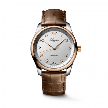 Rellotge d'acer & corretja de pell Longines Master Colection L23575702