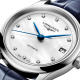 Longines Master Collection Automatic 34 mm Mother-of-Pearl Diamond Dial Blue Alligator Strap
