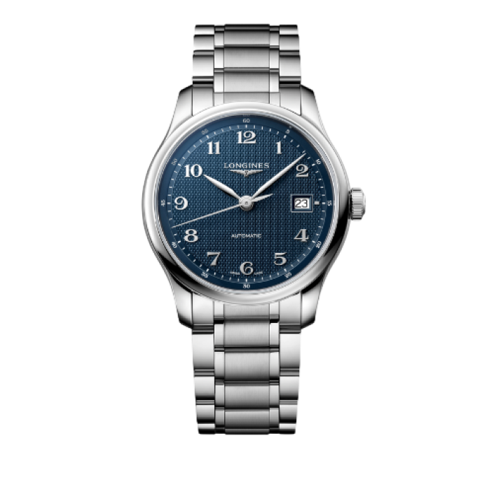 Longines Master Collection Automatic 39 mm Blue Barleycorn Dial Stainless Steel Bracelet