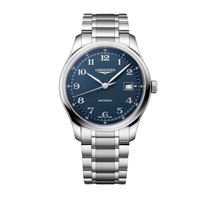 Longines Master Collection Automatic 41 mm Blue Barleycorn Dial Stainless Steel