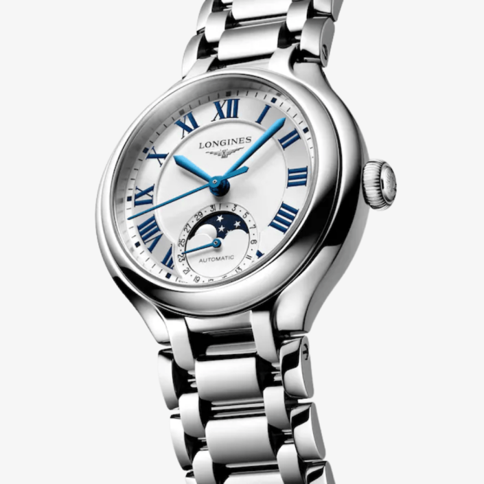 Montre PrimaLuna automatique phase de lune 34 mm Longines