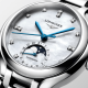 PrimaLuna automatic with diamonds moon phase watch 34 mm Longines