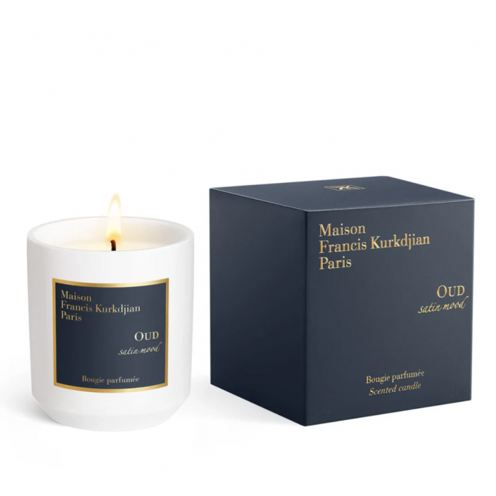 Oud Satin Mood Scented Candle by Maison Francis Kurkdjian