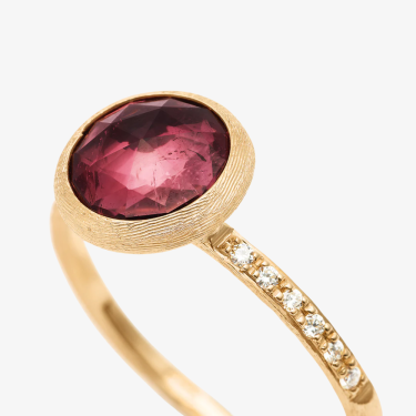 Jaipur Ring with Pink Tourmaline and Diamonds Marco Bicego
