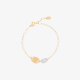 Lunaria bracelet with gold leaves and diamond pavé details Marco Bicego