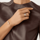 Lunaria bracelet with gold leaves and diamond pavé details Marco Bicego