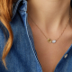 Collar Lunaria de cadena colgante con diamantes Marco Bicego