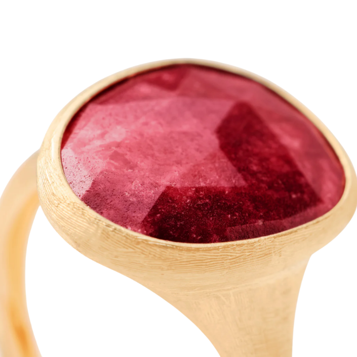Bague Lunaria Color avec thulite Marco Bicego