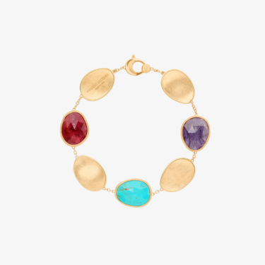 Polsera Lunaria Color amb tulita, turquesa i charoïta Marco Bicego