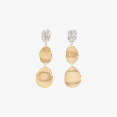Pendientes chandelier Lunaria con diamantes Marco Bicego