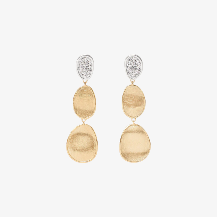 Pendientes chandelier Lunaria con diamantes Marco Bicego