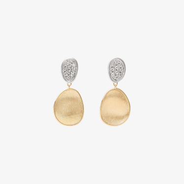 Pendientes chandelier mini Lunaria con diamantes Marco Bicego 