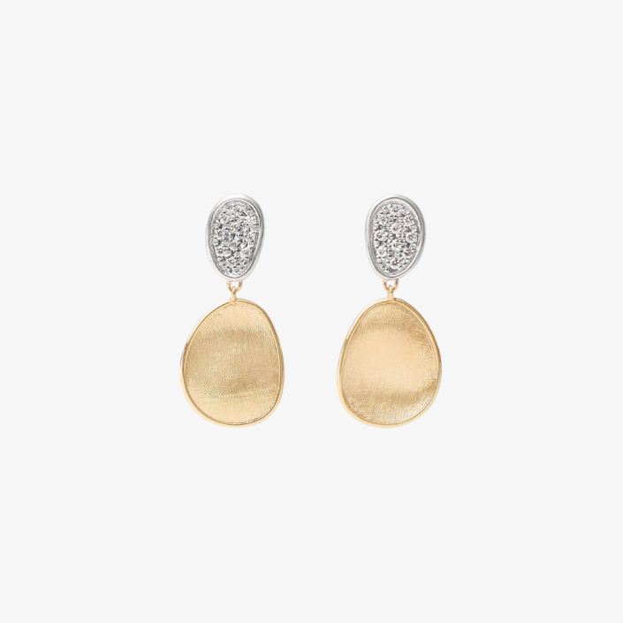 Lunaria chandelier mini earrings with diamonds Marco Bicego