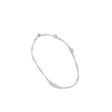 Marco Bicego Marrakech White Gold Diamond Bangle