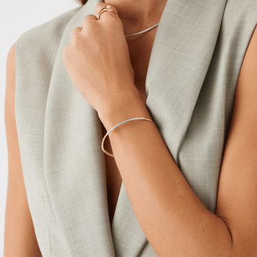 Marco Bicego Marrakech Yellow Gold Diamond Bar Bangle