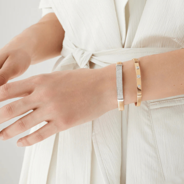 Marco Bicego Masai Yellow Gold Diamond Bangle