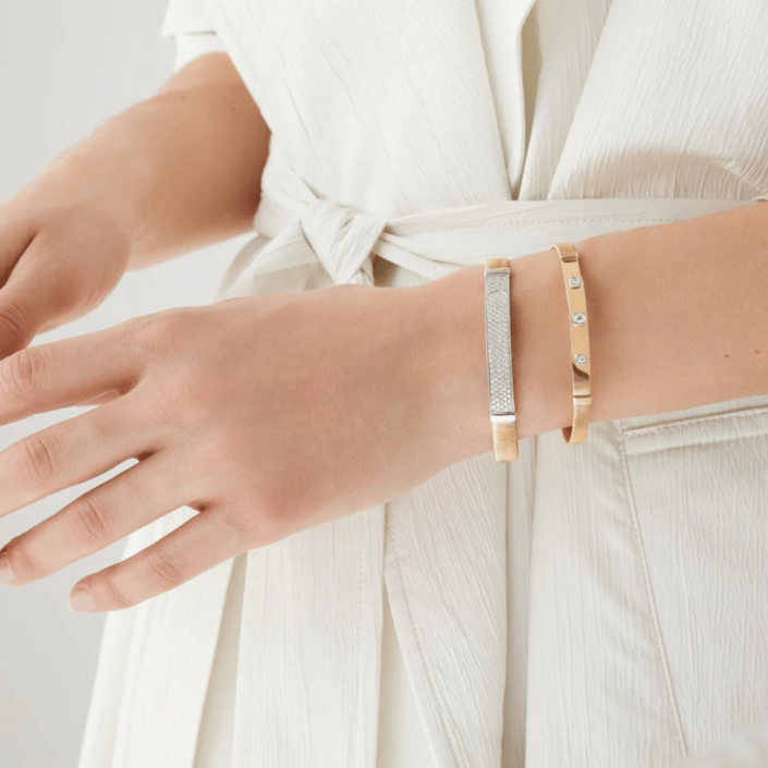 Marco Bicego Masai Yellow Gold Diamond Bangle